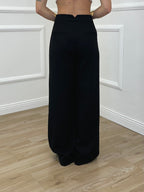 Pantalone Palazzo Spacco 1454 Nero