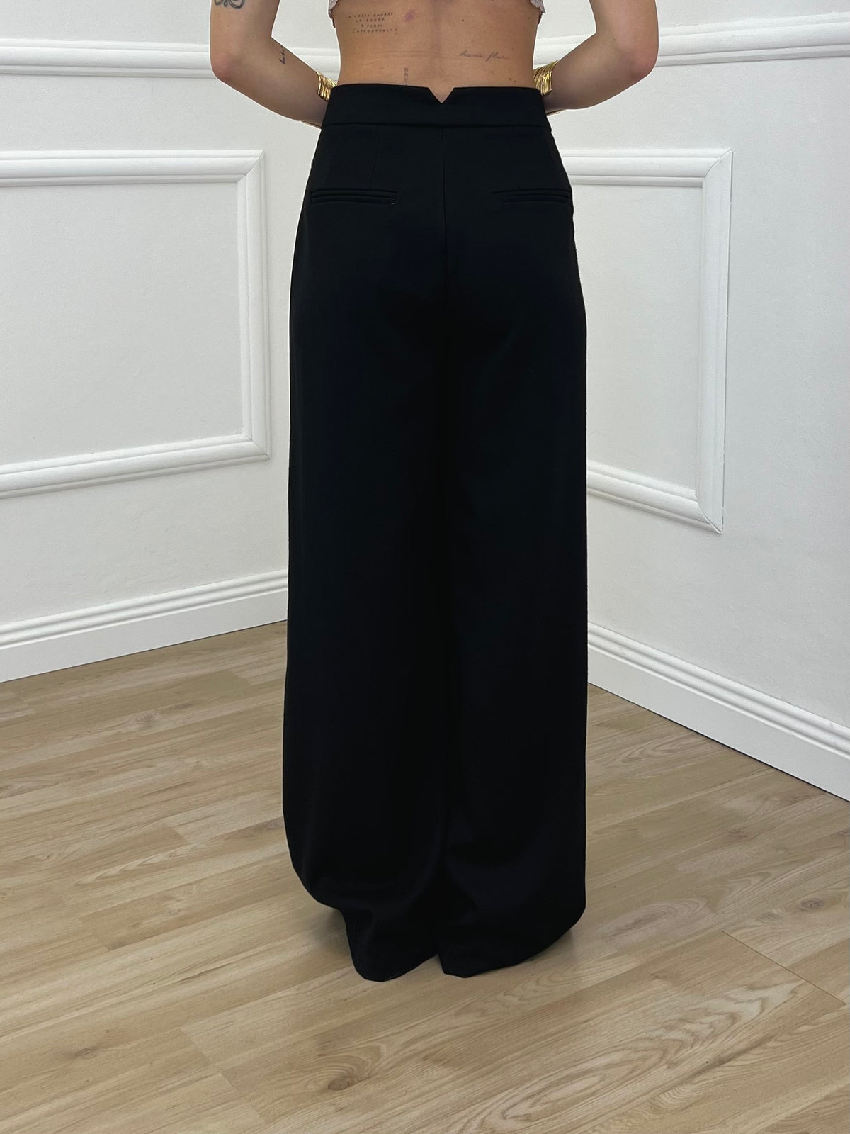 Pantalone Palazzo Spacco 1454 Nero