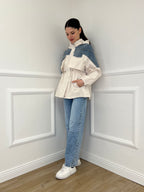 Jeans Straight Borchie 5106 Azzurro