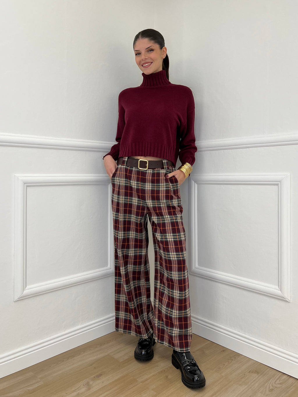 Pantalone Galles 2723 Burgundy