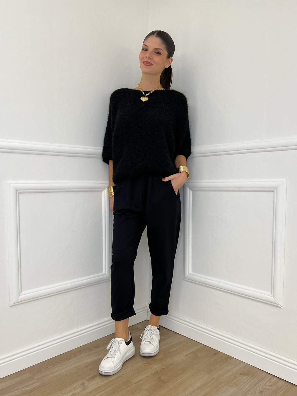 Maglia Mohair 911 Nero