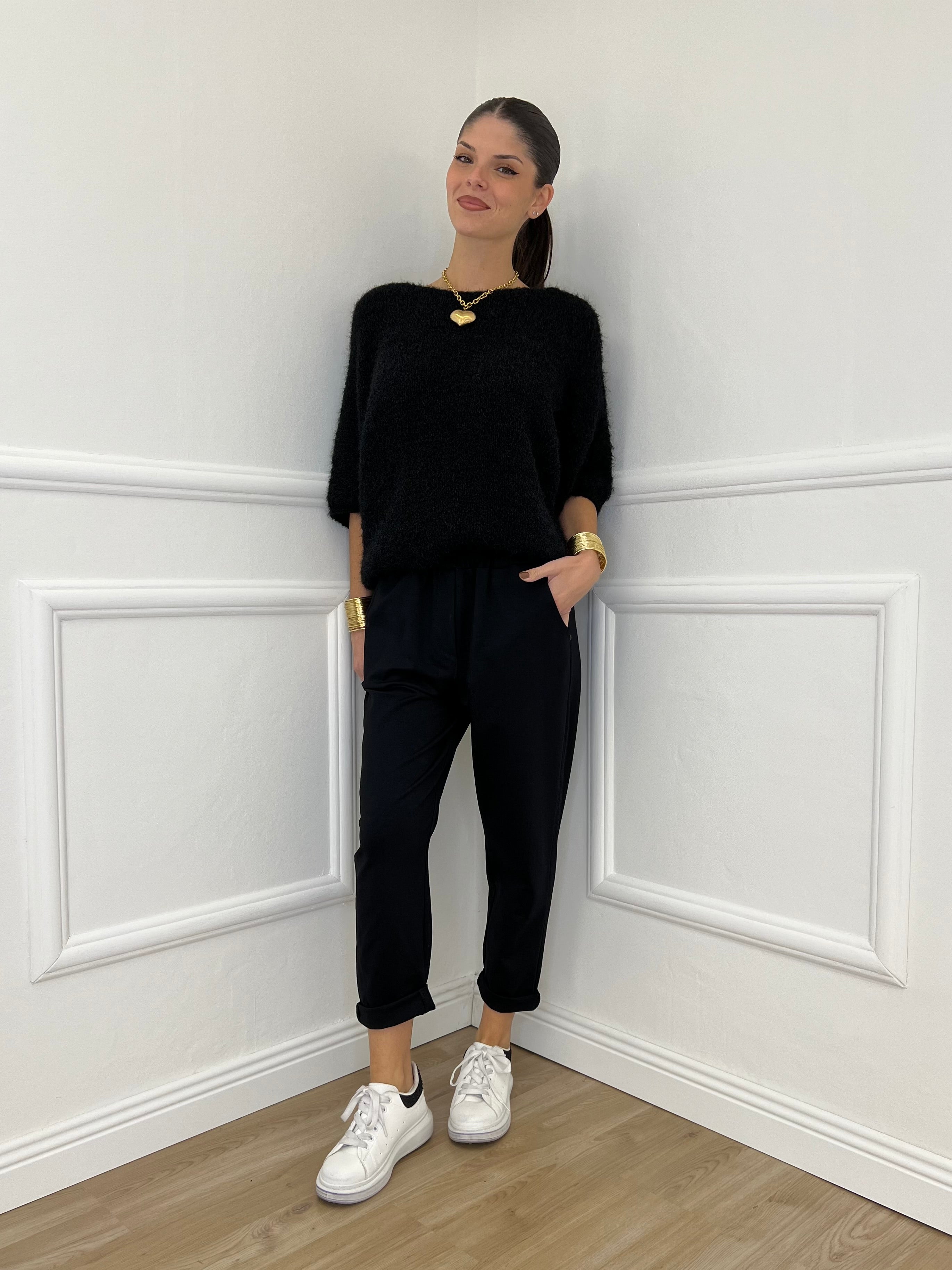 Maglia Mohair 911 Nero