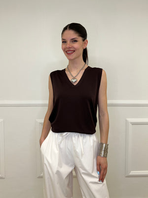 Maglia Derby Smanicata 6291 Marrone