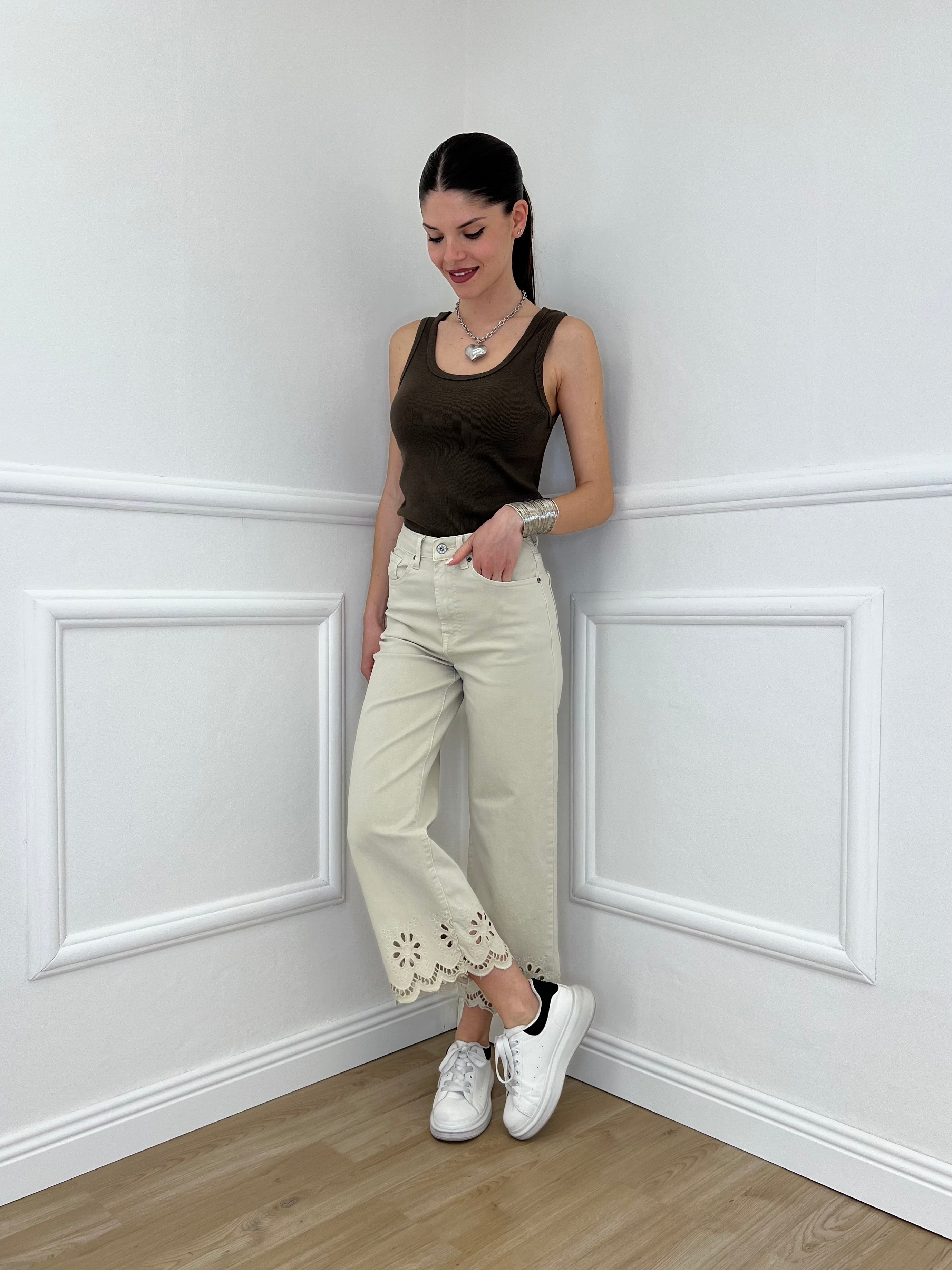 Jeans Orlo Sangallo 2239 Ecru