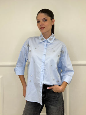 Camicia Cristalli 2478 Azzurro