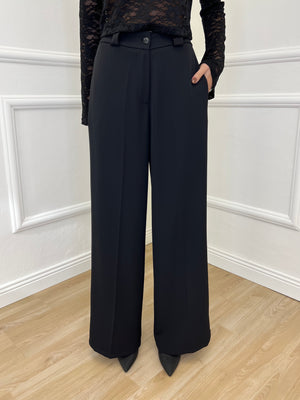 Pantalone Fluido 7229 Nero