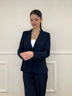 Giacca Corta in Gabardine 1878 Blu