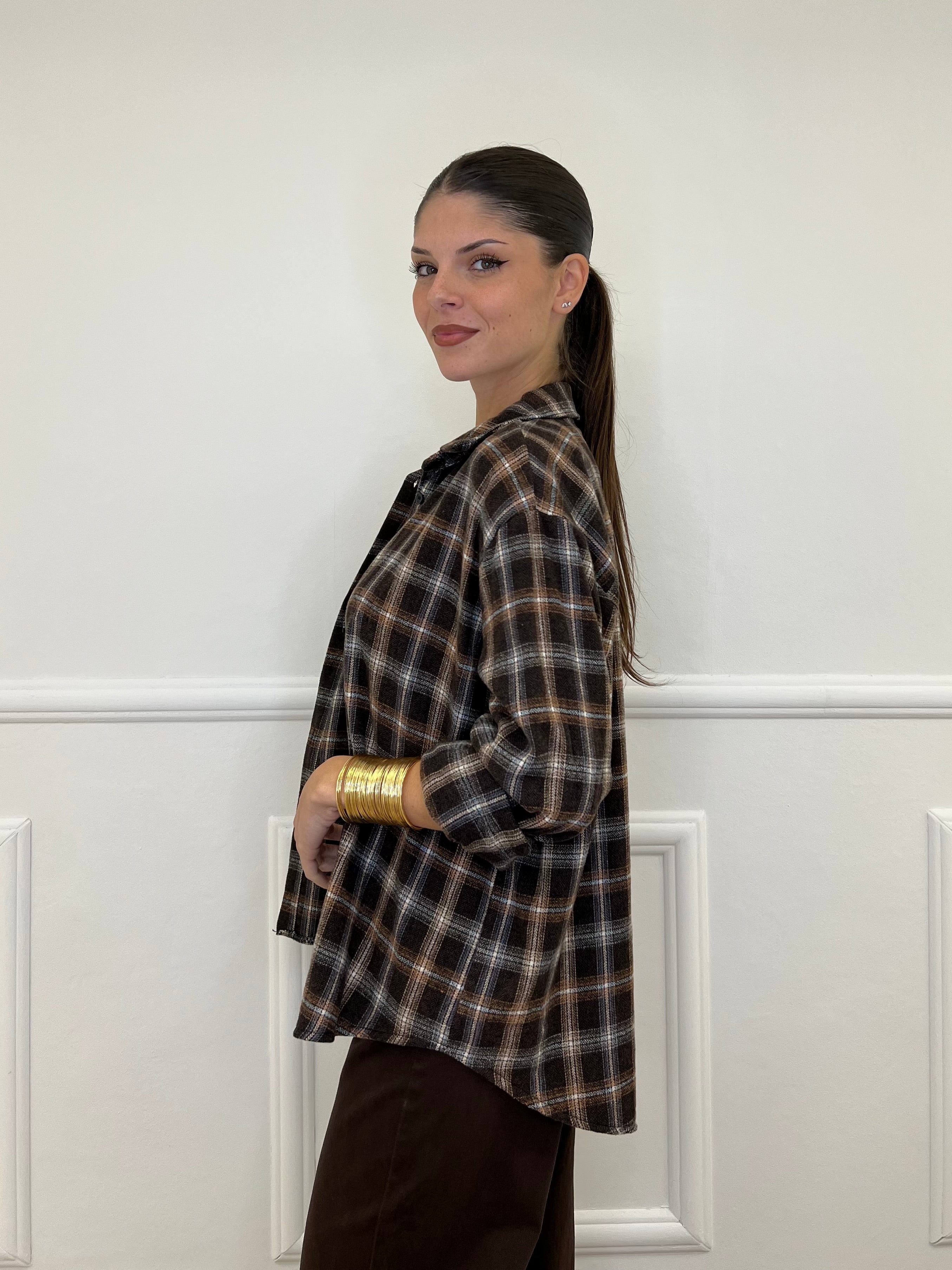 Camicia Madras A35 Moro