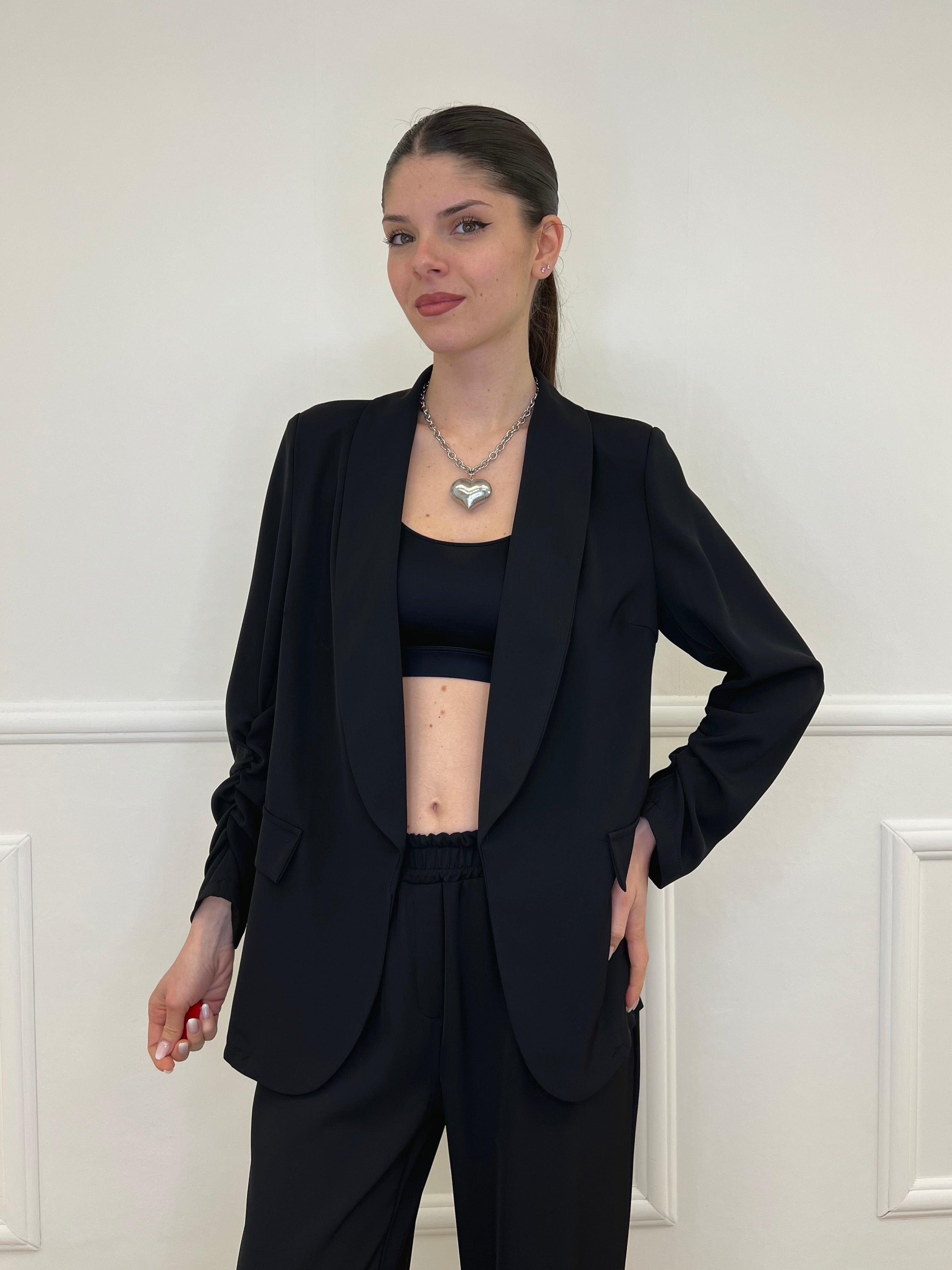 Tailleur Fluido 82068 Nero