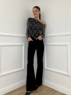 Flare Jeans KM3560-1 Black