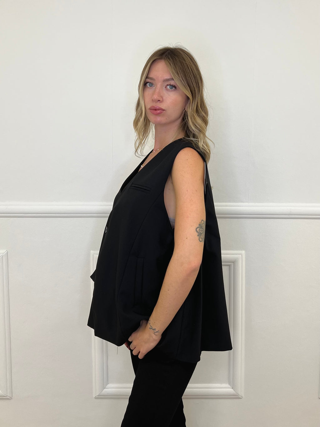 Gilet Doppia Chiusura 168958 Nero