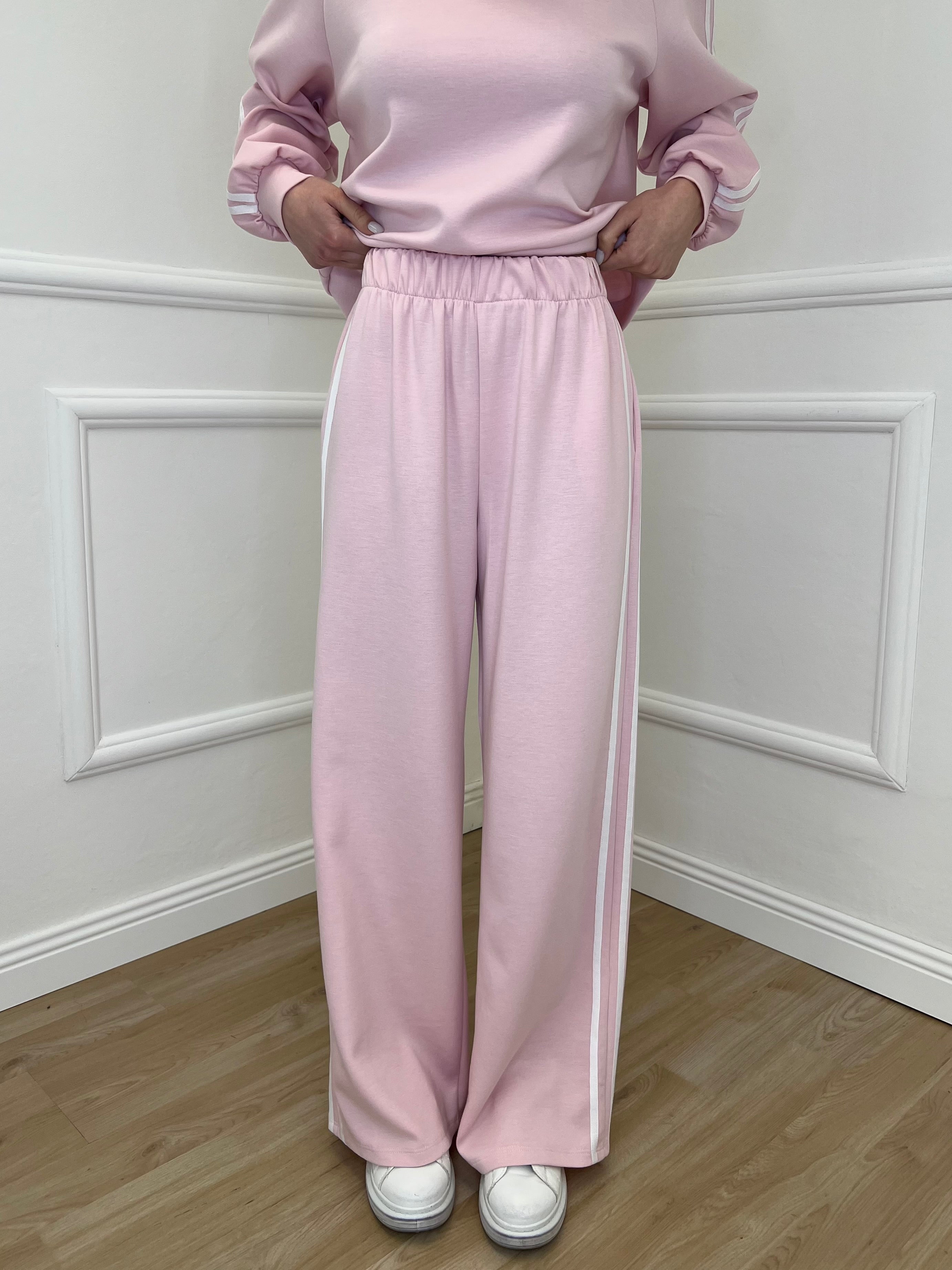 Tuta Bande Girocollo 88426 Rosa