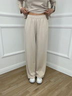 Completo Tuta Strass 036521 Ecru