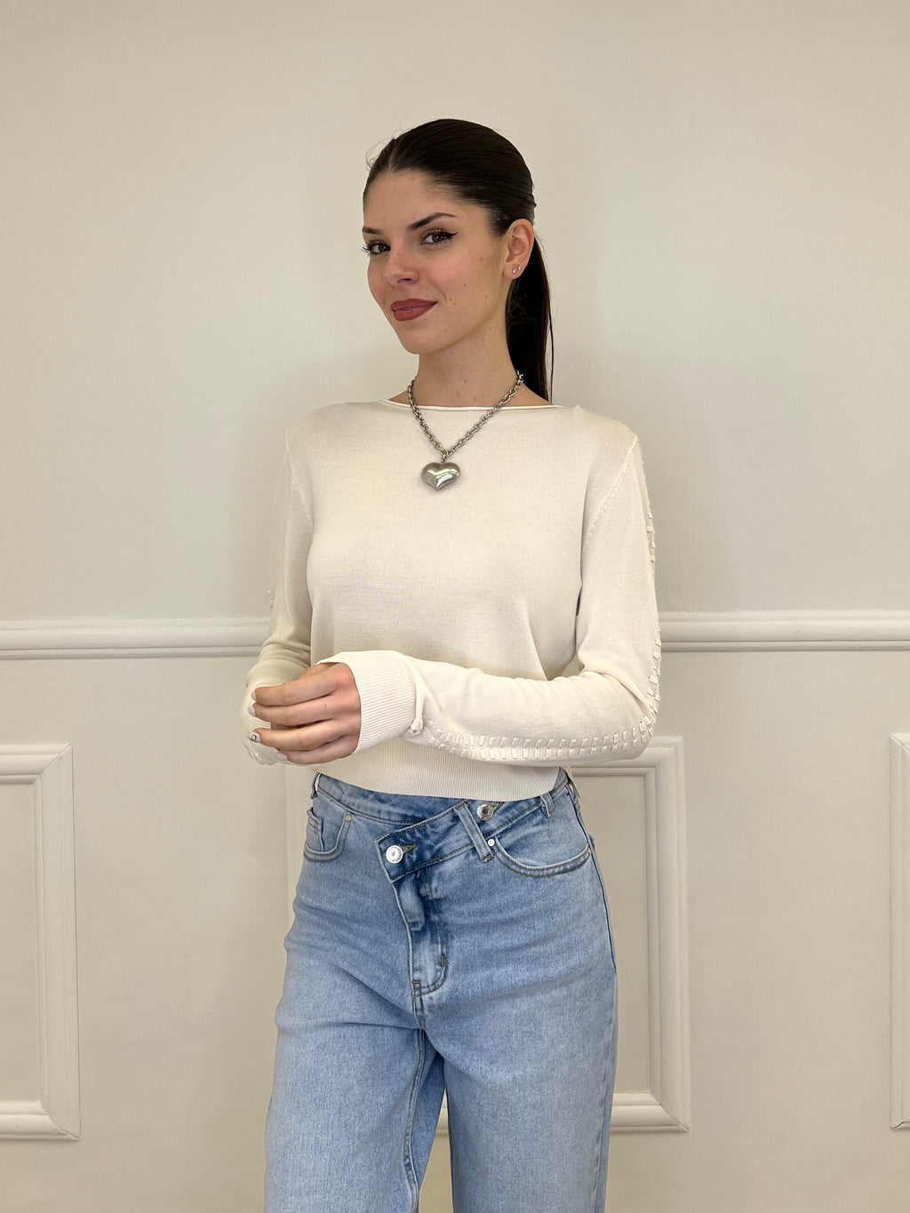 Maglia Crop Profili Operati YS9671