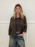 Giacca 100% Lino Alamari 926165 Marrone