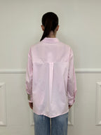 Camicia Over Tasca Strass 1786 Rosa