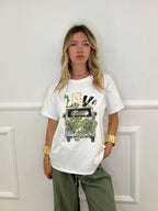 T-shirt Over "Pulmino" Strass