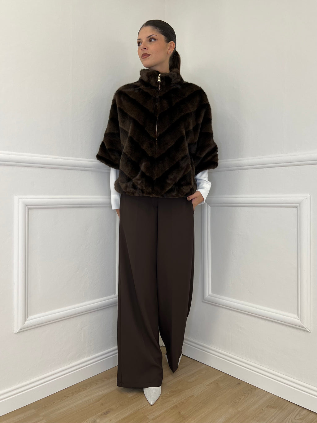 Pantalone Fluido 7229 Moro