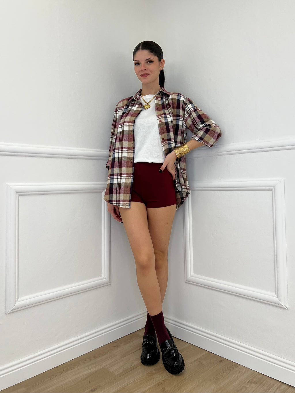 Hot Pants 7632 Bordeaux