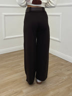 Pantalone Punto Milano Cintura 5386 Marrone