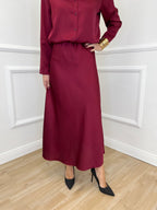 Gonna Satin 2236 Bordeaux