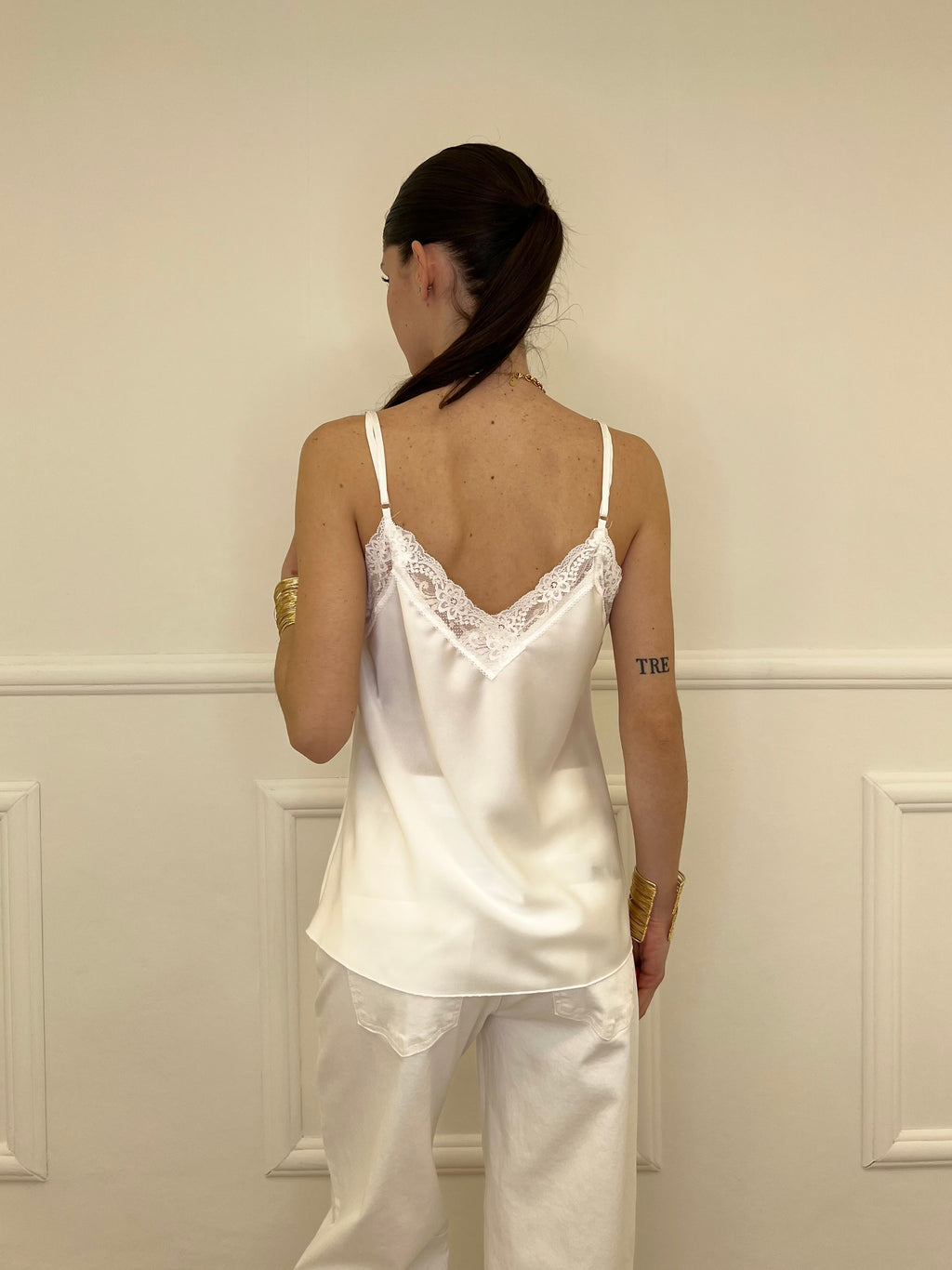 Top Satin Pizzo 1542