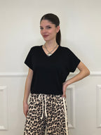 Maglia in Viscosa Scollo V 6269