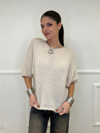 Maglia Mohair 911 Ecru