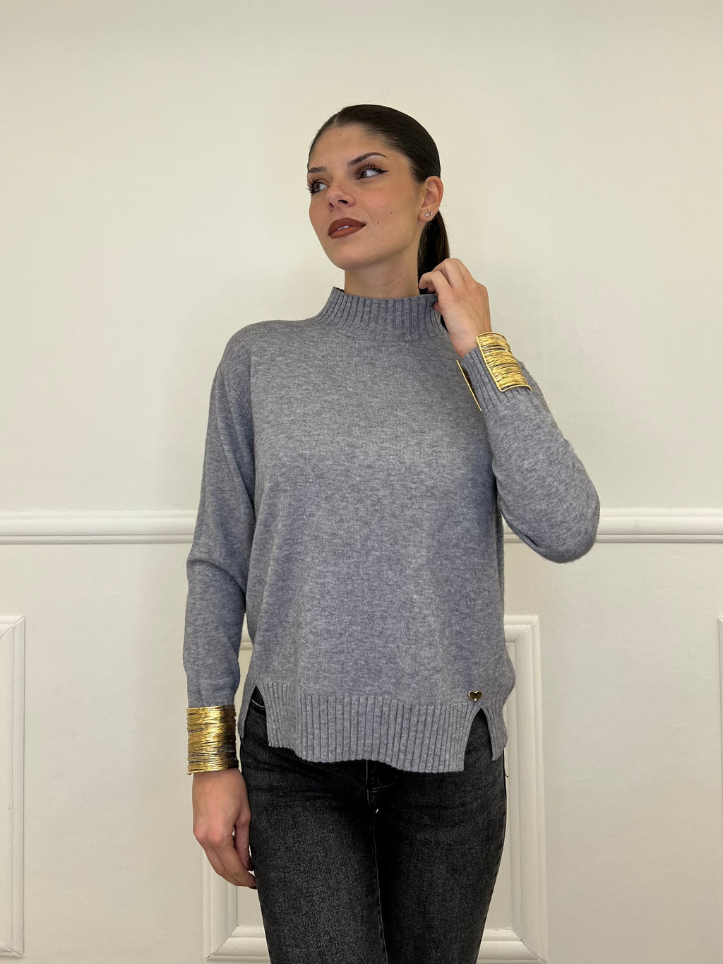 Lupetto Spacchetti 26000 Grigio