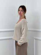 Maglia Alpaca Scollo V 24103