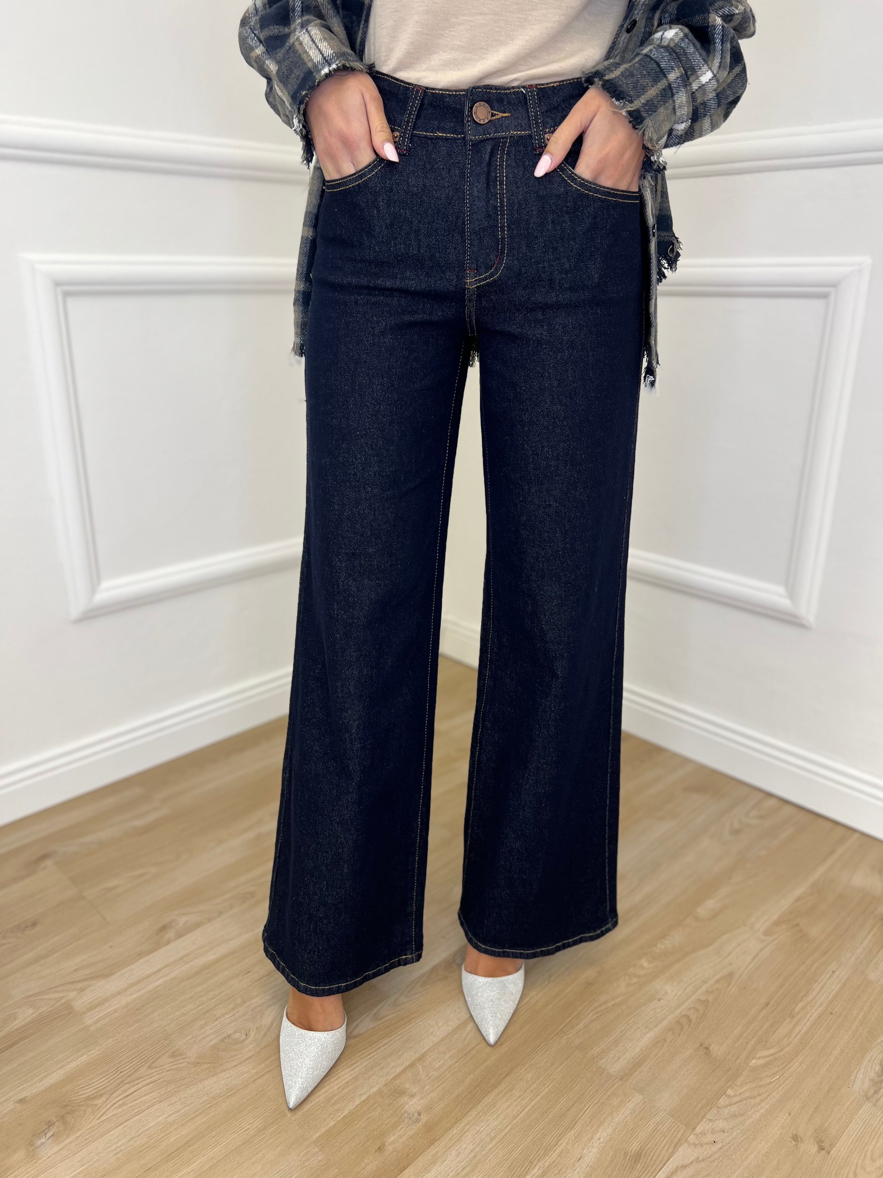 Jeans Palazzo Y500 Blu