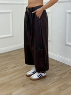 Pantalone Gaucho Baggy Used 4840 Burgundy