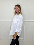 Camicia Over Oxford Tasca 17117 Bianco