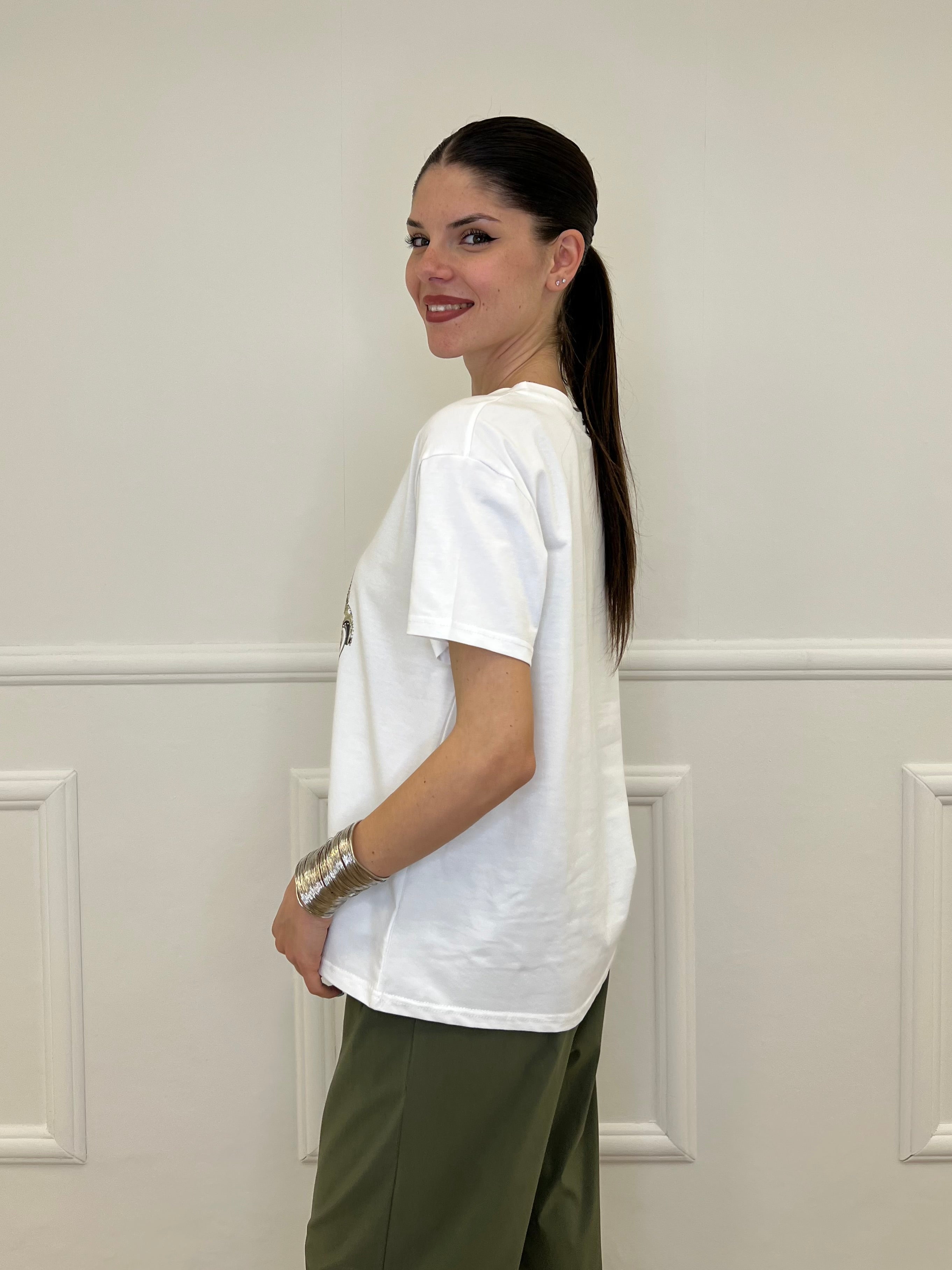 T-shirt Over Magnifique Strass