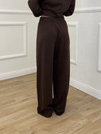 Tuta Over in Viscosa 3277 Marrone