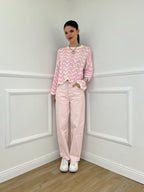 Jeans Balloon Slim 8059 Rosa