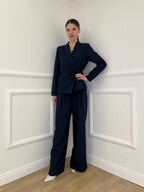 Tailleur con Fiocco 570851 Blu