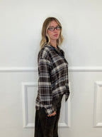 Camicia Over Madras 42932 Moro