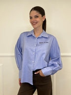 Camicia Dammi un Grrr 27598 Blu - Bazar Abbigliamento