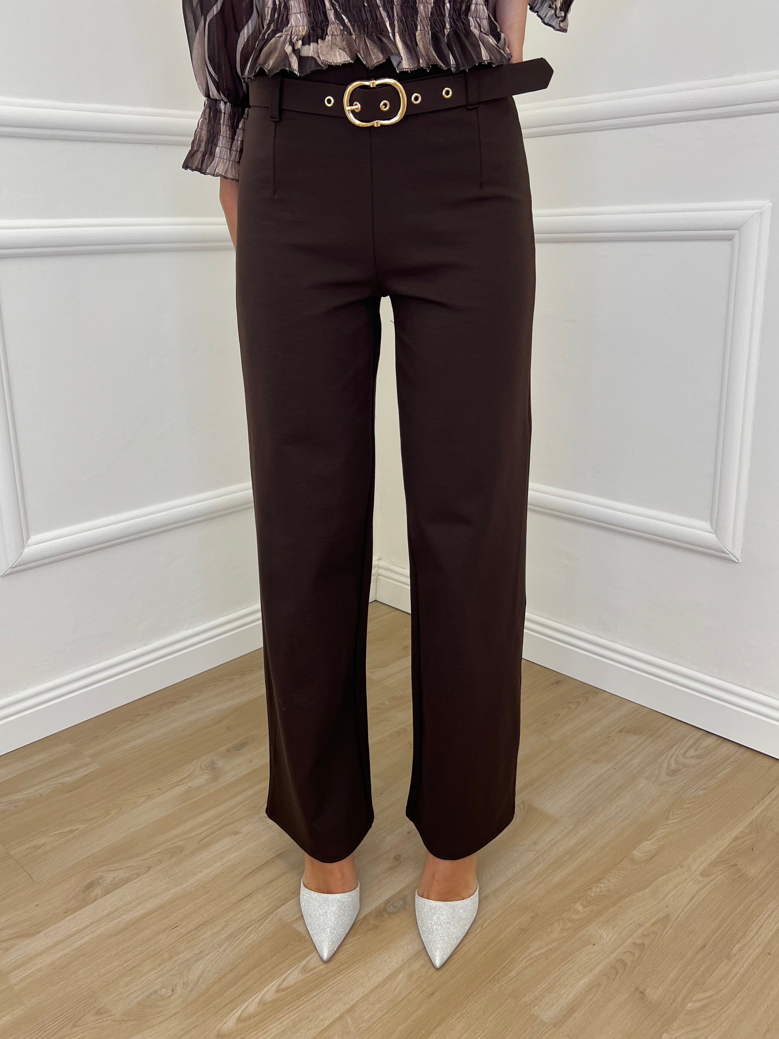 Pantalone Straight 580 Marrone - Bazar Abbigliamento