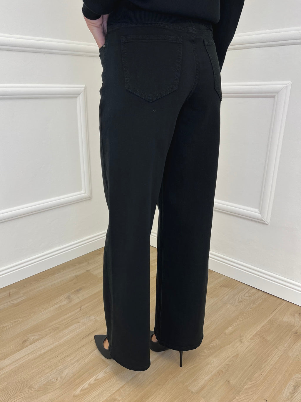 Jeans Palazzo T1001-1 Nero