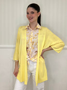 Cardigan Viscosa 9187 Giallo - Bazar Abbigliamento