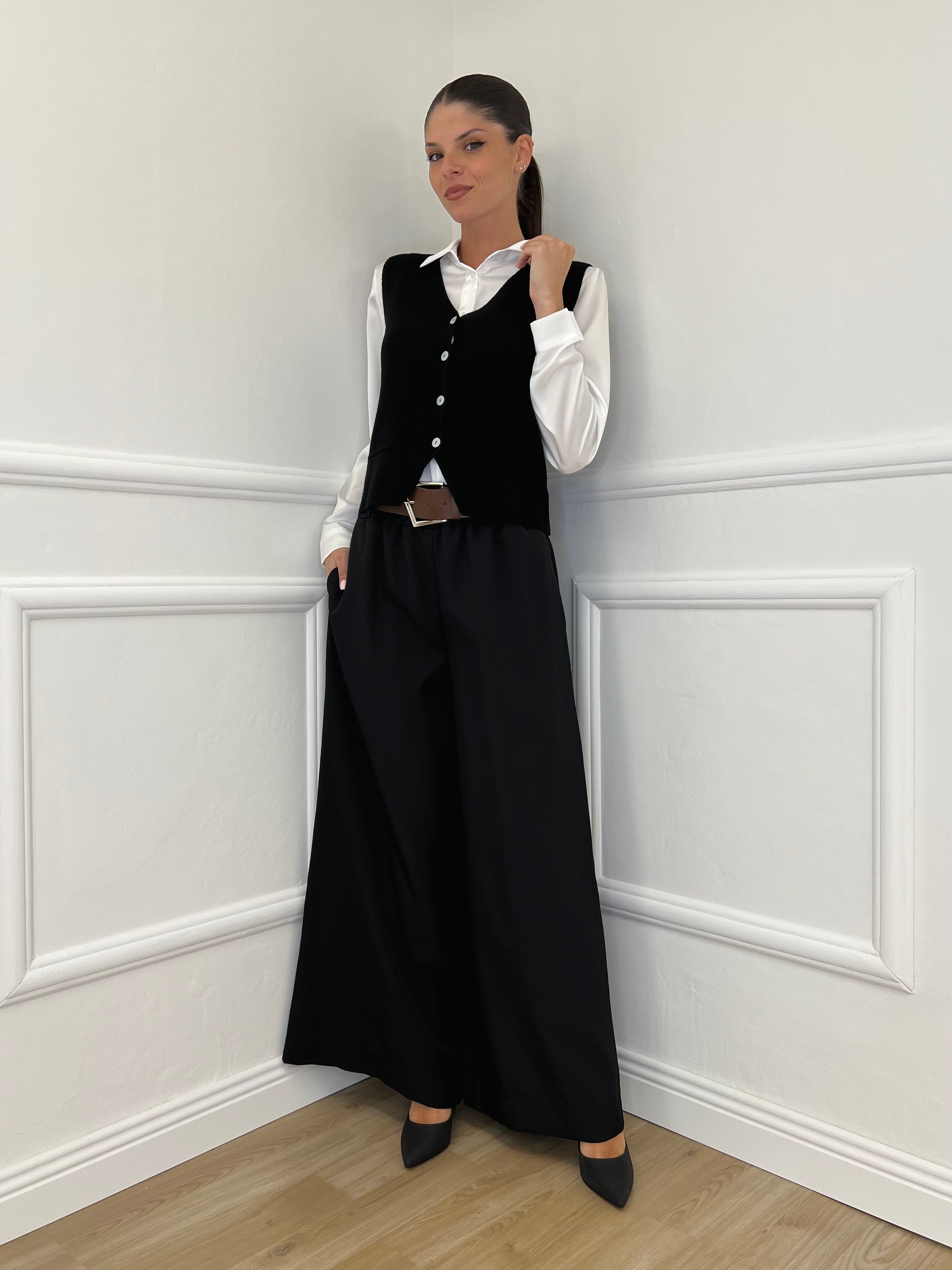 Panta Palazzo 18786 Nero