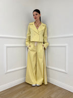 Pantalone Palazzo Bande 7809 Giallo