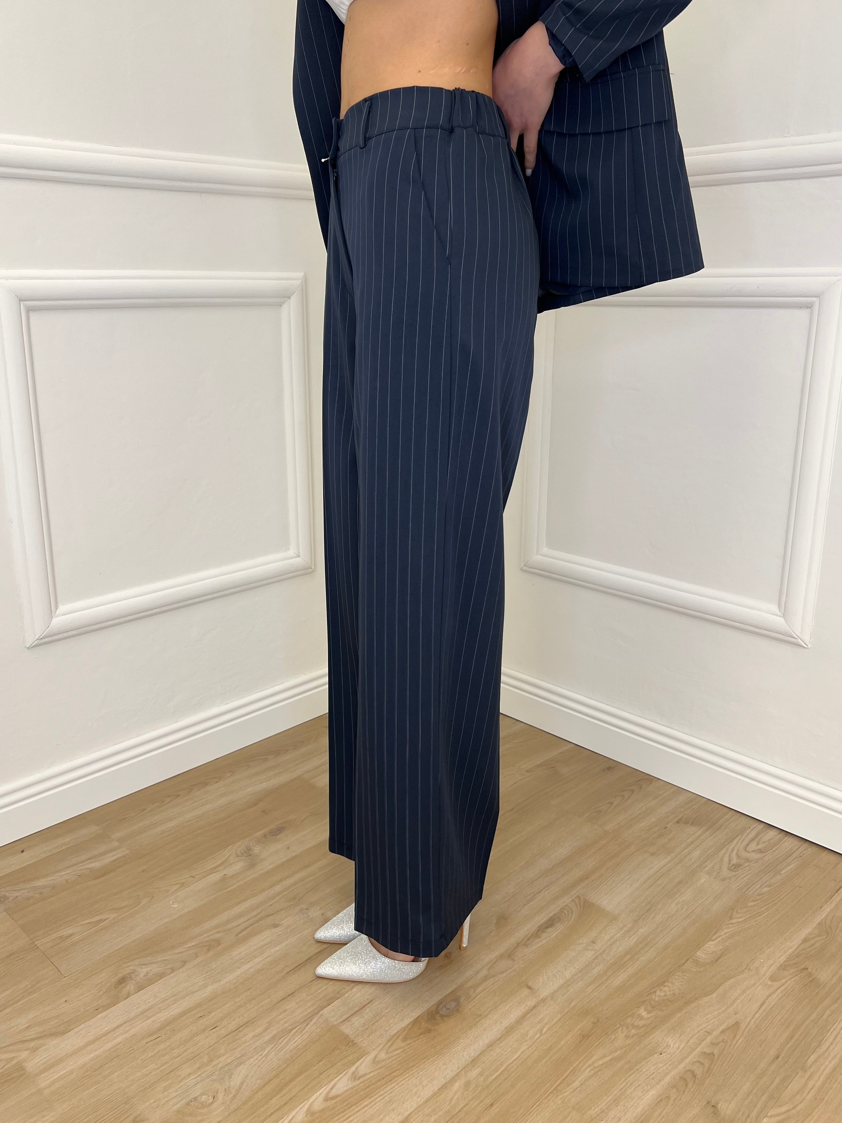 Tailleur Gessato G27636 Blu