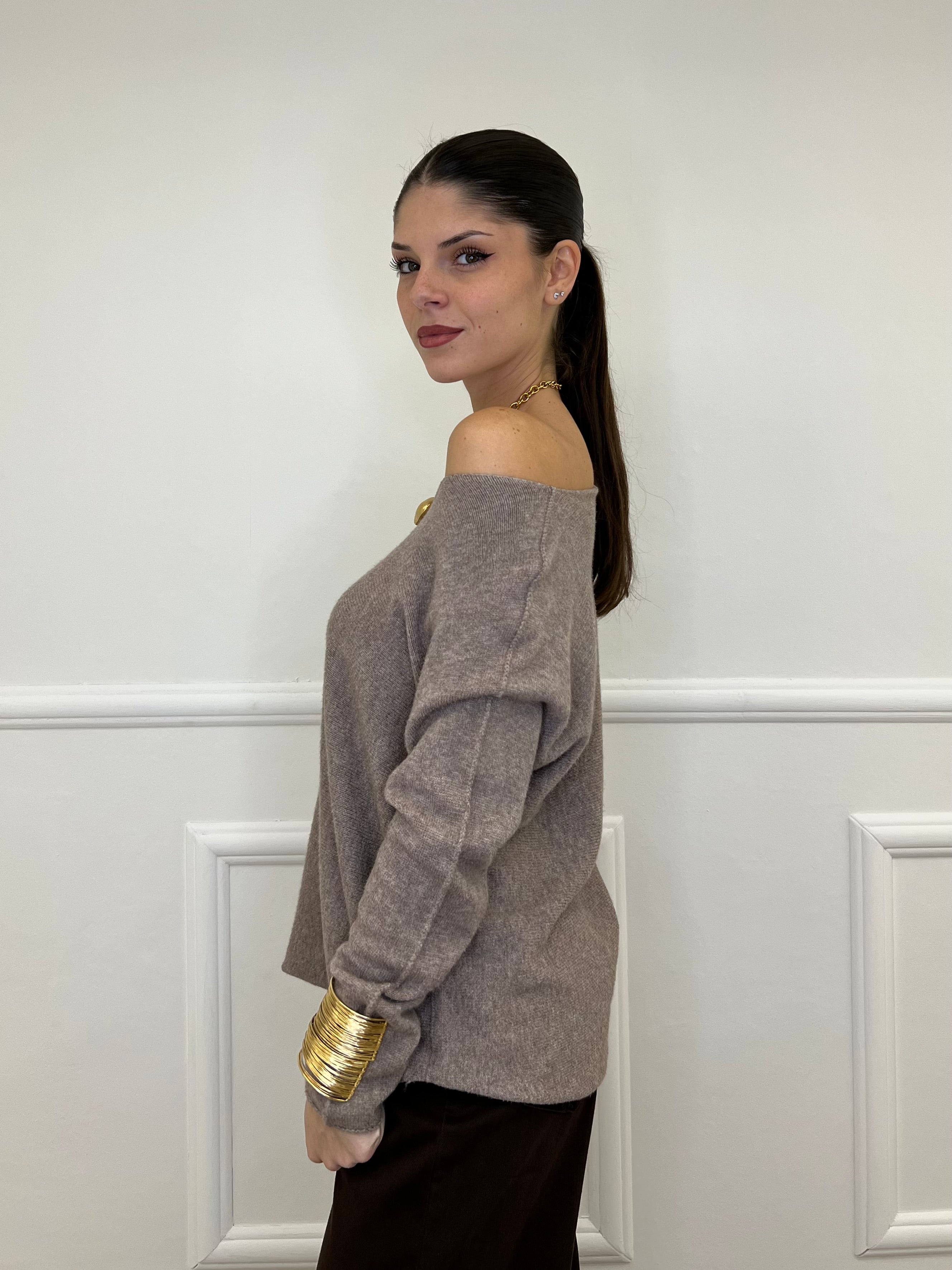 Basic V-Neck Sweater 22325