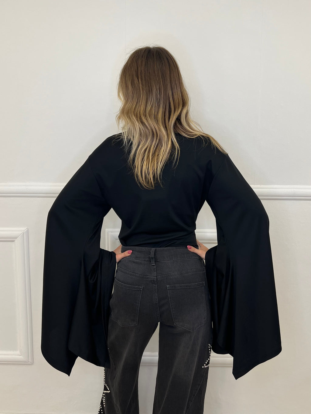 Maglia Manica Ampia Lumina LD6306 Nero