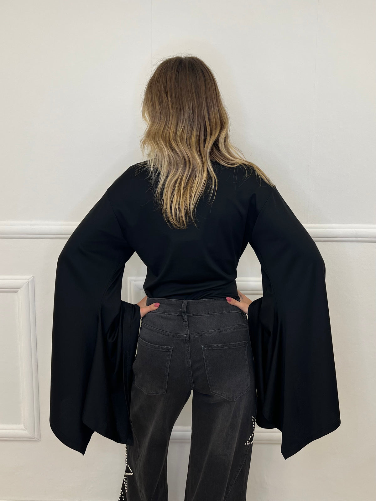 Maglia Manica Ampia Lumina LD6306 Nero