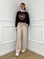 Maglia College Scatoletta BJ45 Caffè - Bazar Abbigliamento