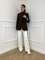 Jeans Palazzo T1001A Panna